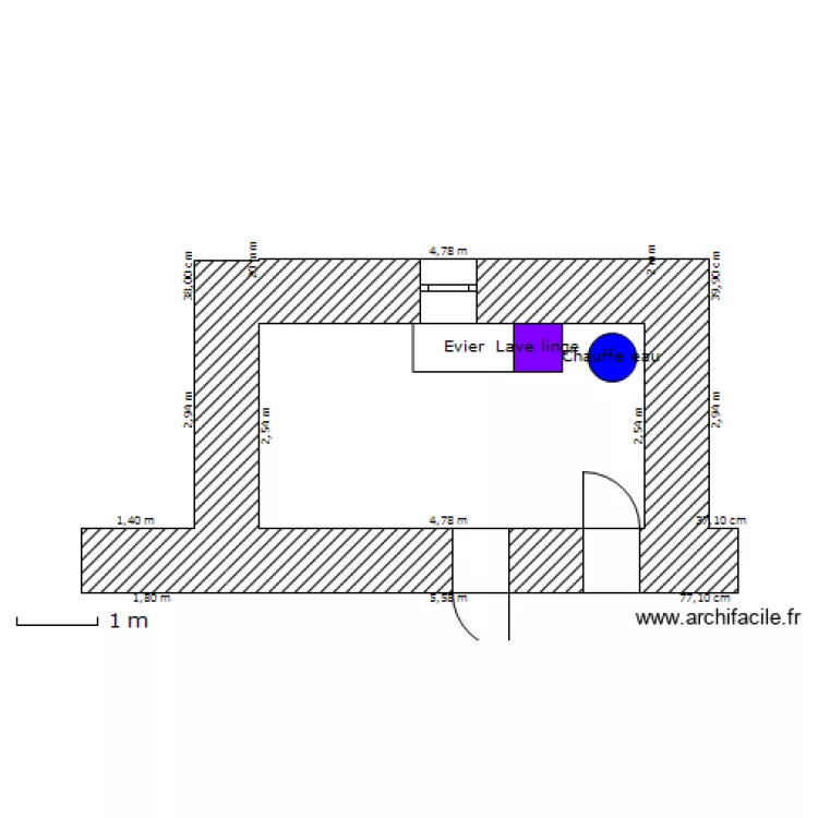 arriere_cuisine. Plan de arriere_cuisine. Plan de