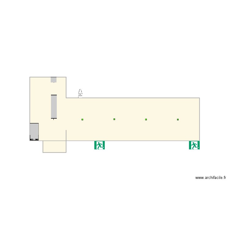 Plan salle verte NAC. Plan de 0 pièce et 0 m2