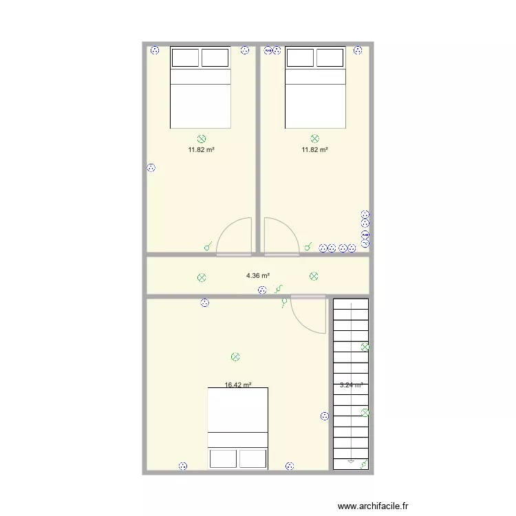 plan etage . Plan de 