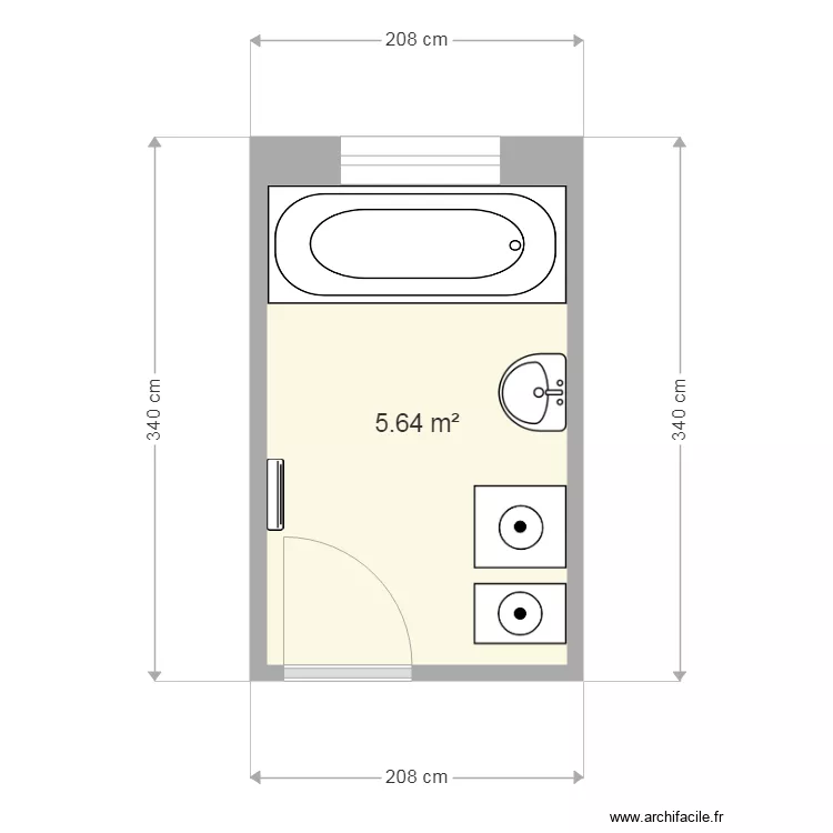 BERT Les Ratis SDB avant. Plan de 