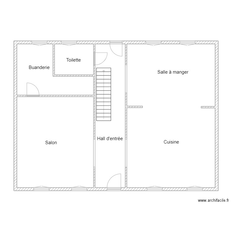 Blondel. Plan de 0 pièce et 0 m2