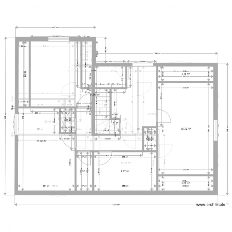 Fleury. Plan de 0 pièce et 0 m2