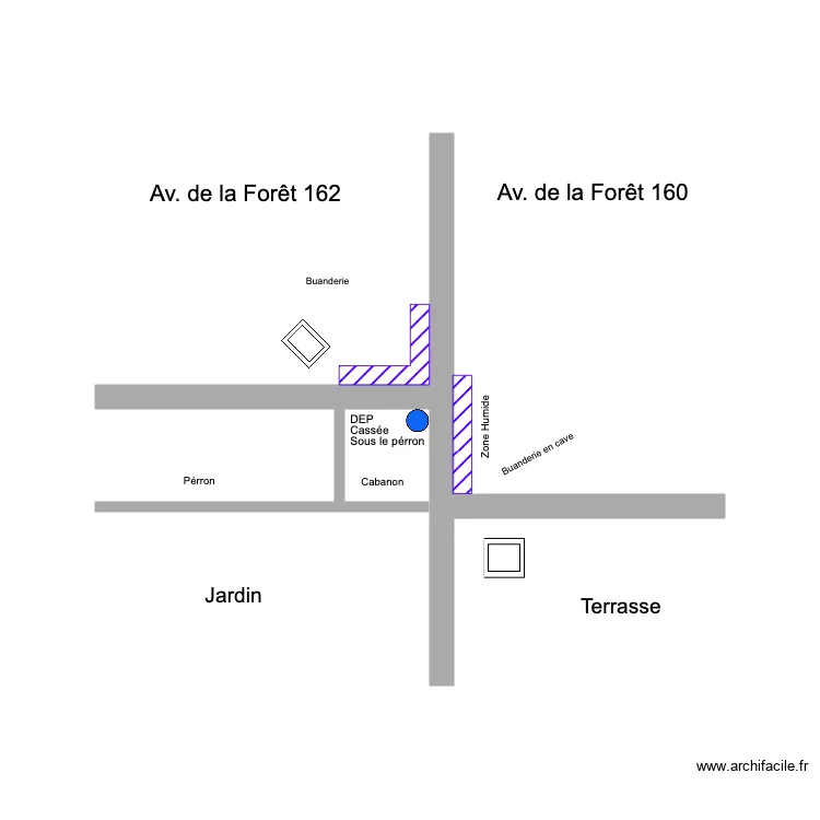 Av de la For&ecirc;t 162 1000 Bxl. Plan de 