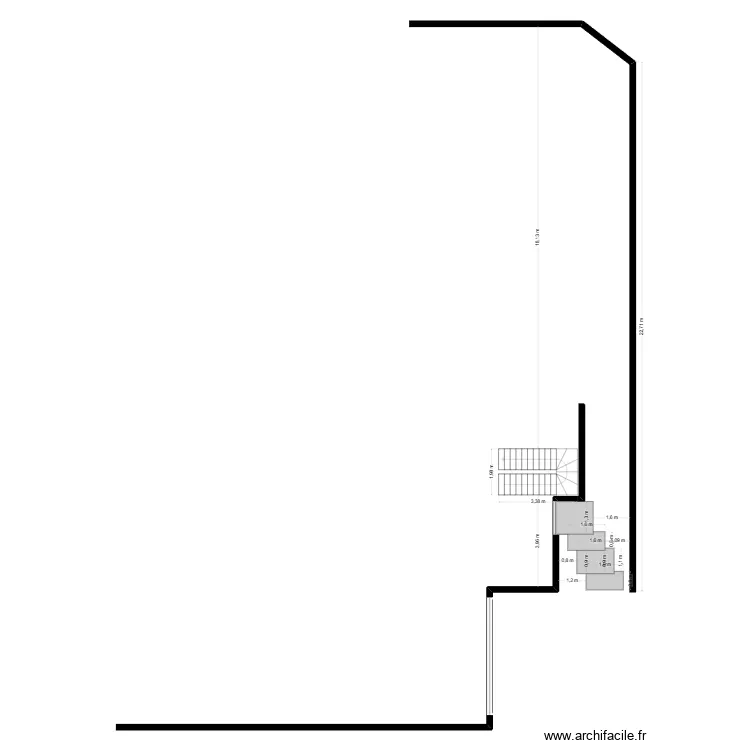Tarnos escalier. Plan de 