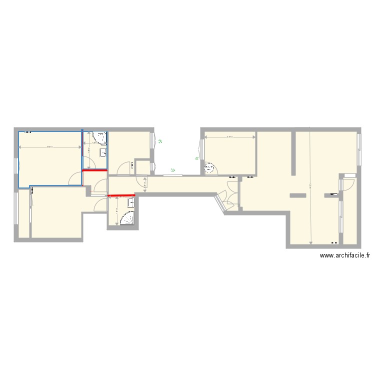 PLAN GLOBAL AVEC COTE v2 . Plan de 0 pièce et 0 m2