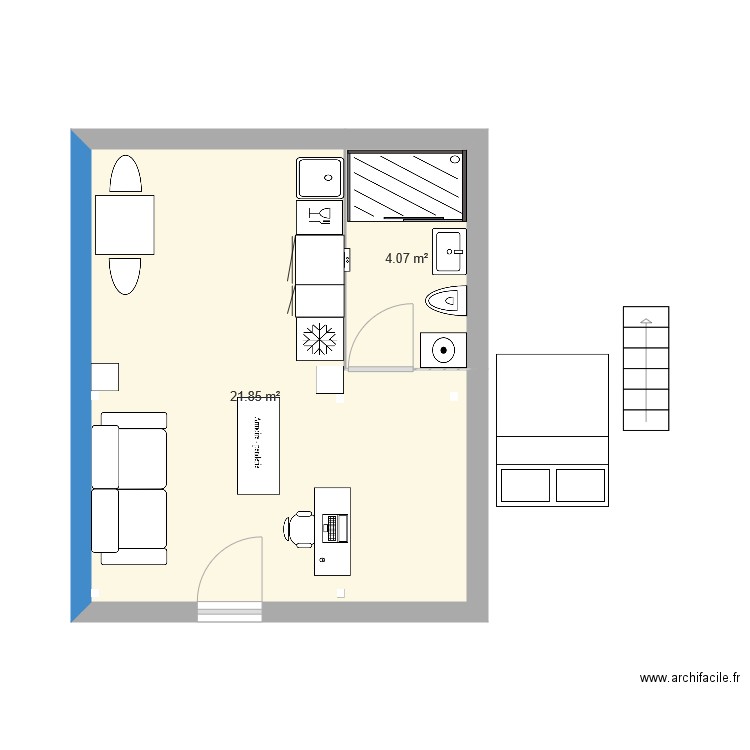 estudio1. Plan de 0 pièce et 0 m2