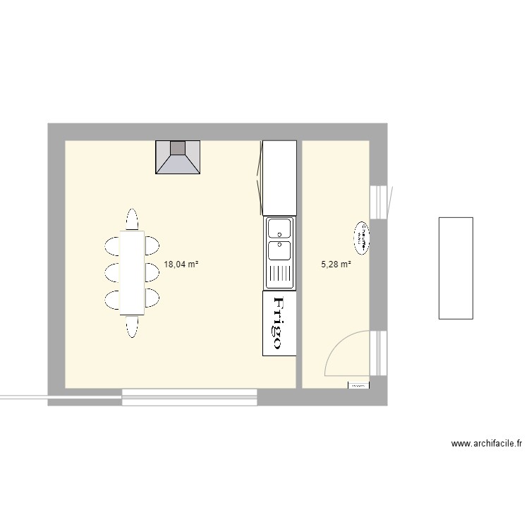 garage. Plan de 0 pièce et 0 m2