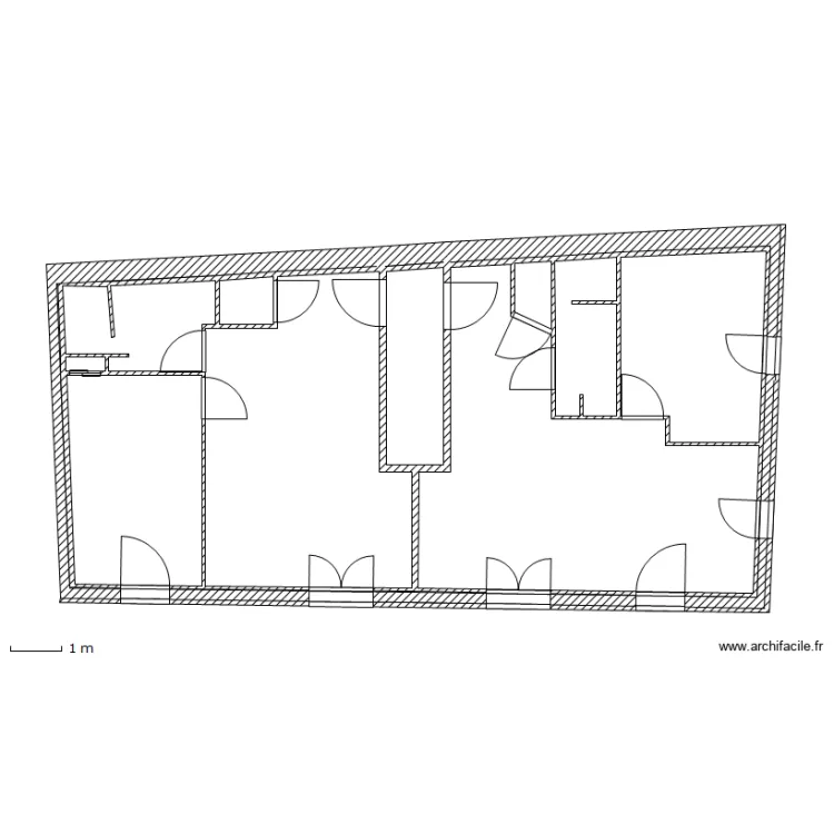 1 etage prise de courant. Plan de 