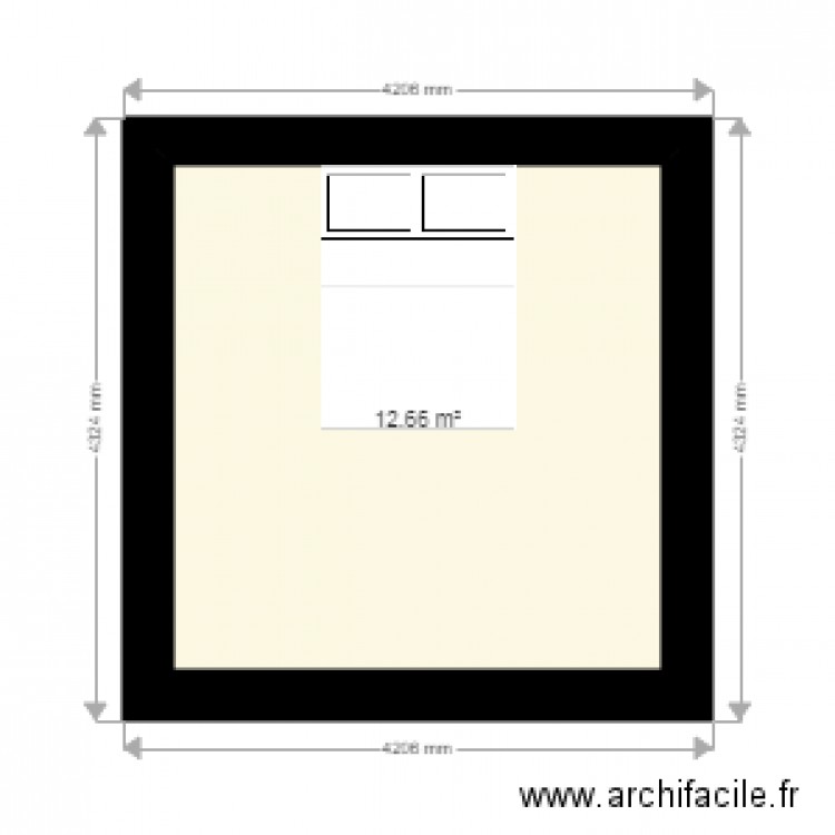 pour tester. Plan de 0 pièce et 0 m2