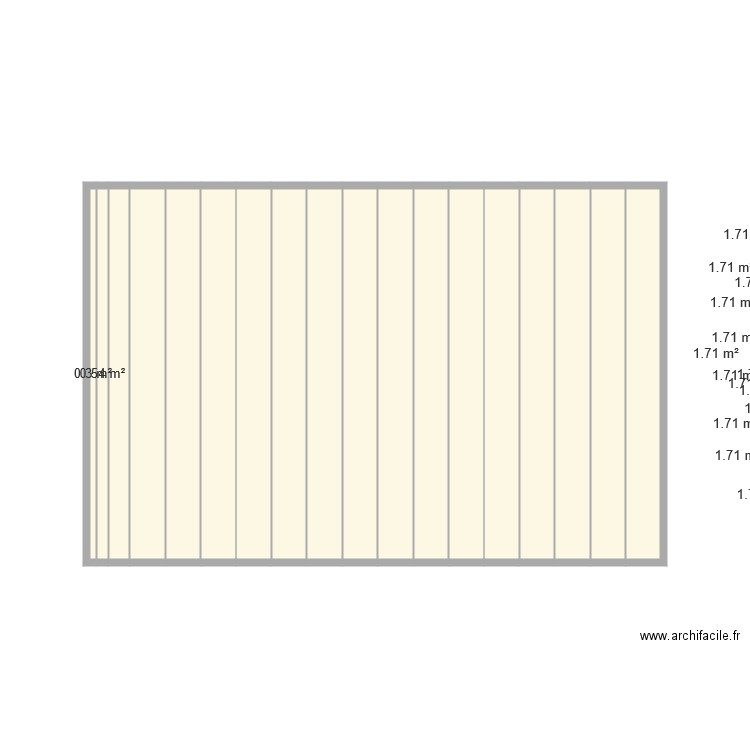 calepinage. Plan de 0 pièce et 0 m2