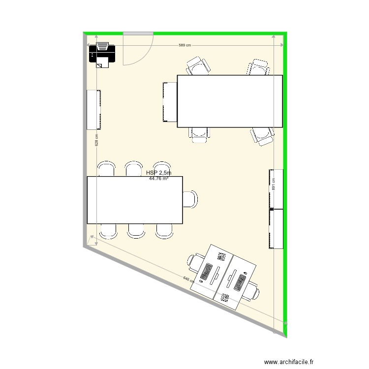 PLAN OPEN SPACE RDC V2 15 10 2020. Plan de 0 pièce et 0 m2