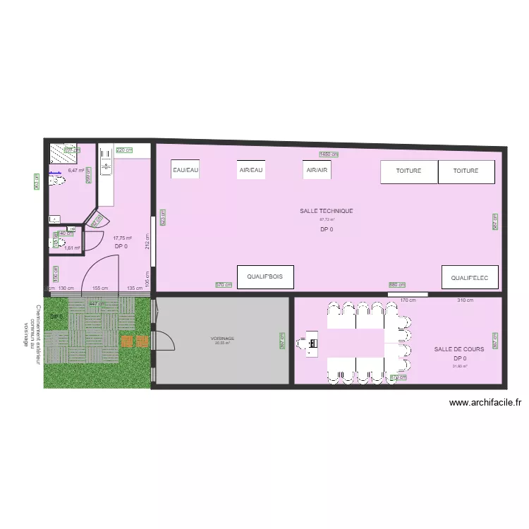 FORMA PLAY APRES TRAVAUX. Plan de 