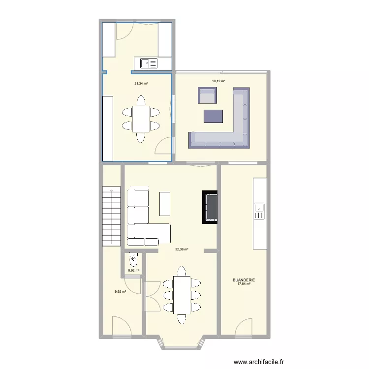 CURE 1 REZ. Plan de CURE 1 REZ. Plan de