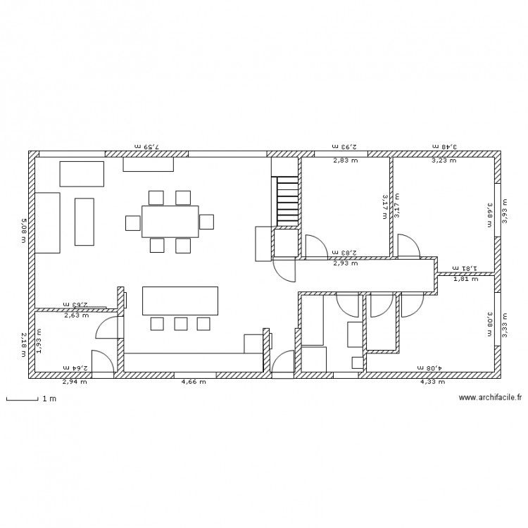 cuissard. Plan de 0 pièce et 0 m2