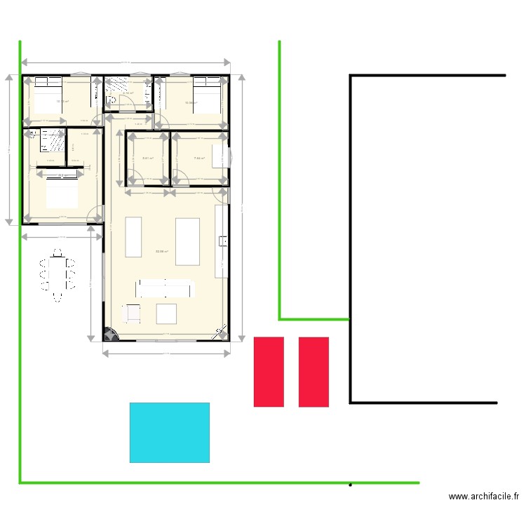 maison garros. Plan de 0 pièce et 0 m2