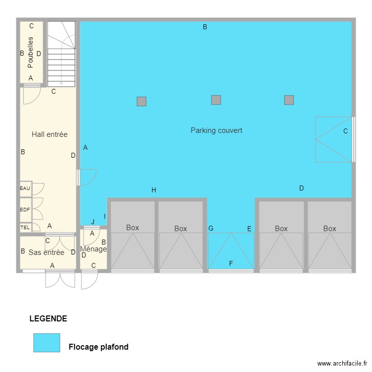 rdc mangeard. Plan de 0 pièce et 0 m2