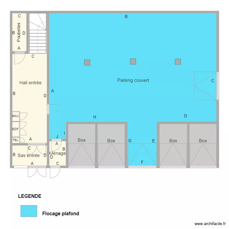 rdc mangeard. Plan de rdc mangeard. Plan de