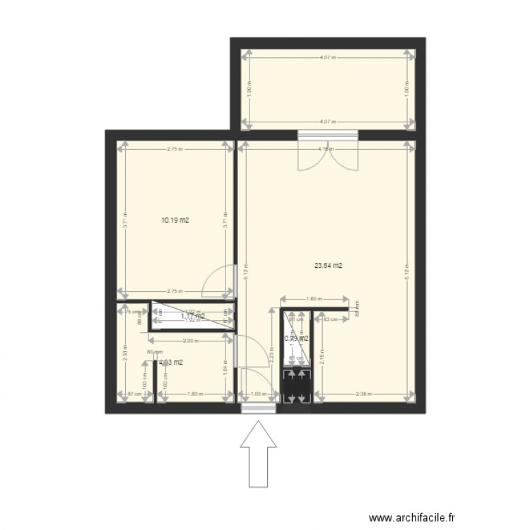 PLAN F2 Parc Lucie 6ème etage. Plan de 0 pièce et 0 m2