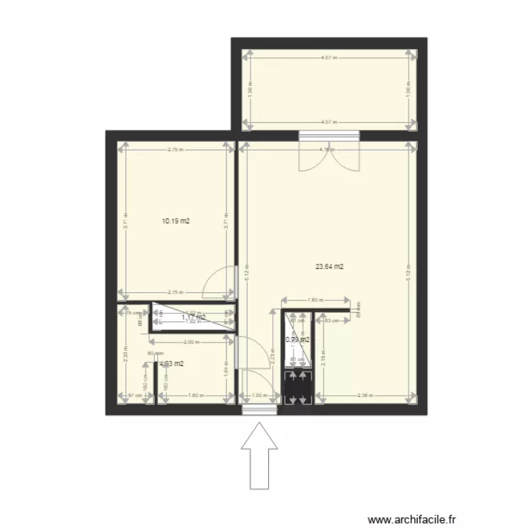 PLAN F2 Parc Lucie 6&egrave;me etage. Plan de 