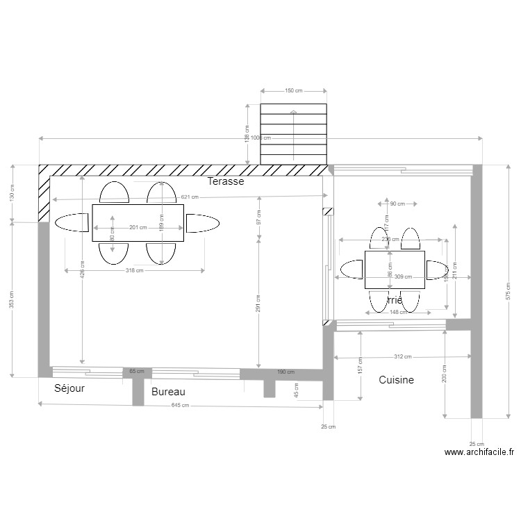 Terrasse Projet 12 Bis. Plan de 0 pièce et 0 m2