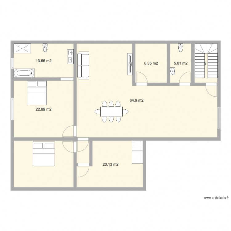 TFE 2 eme. Plan de 0 pièce et 0 m2