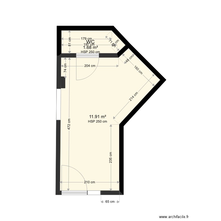 Cabinet Infirmier. Plan de 0 pièce et 0 m2