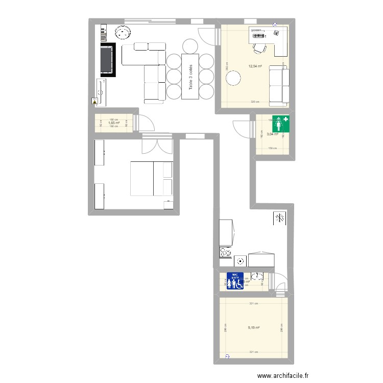 TestDébut2. Plan de 0 pièce et 0 m2