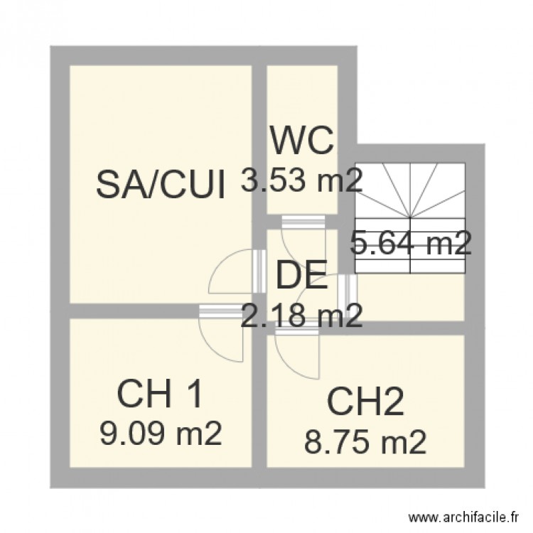 bondy ETAGES 23. Plan de 0 pièce et 0 m2