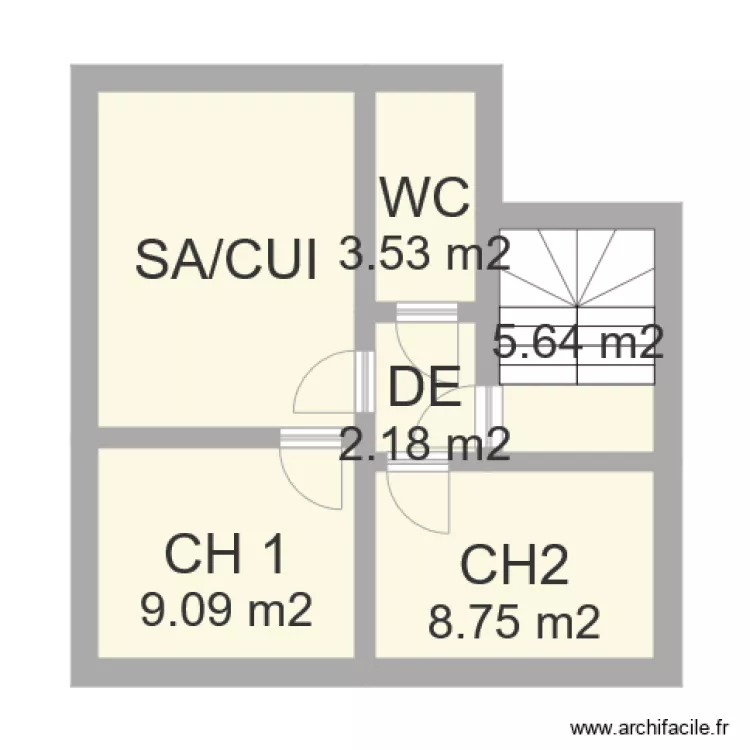 bondy ETAGES 23. Plan de 