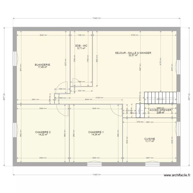 ALAIN RELIN. Plan de 