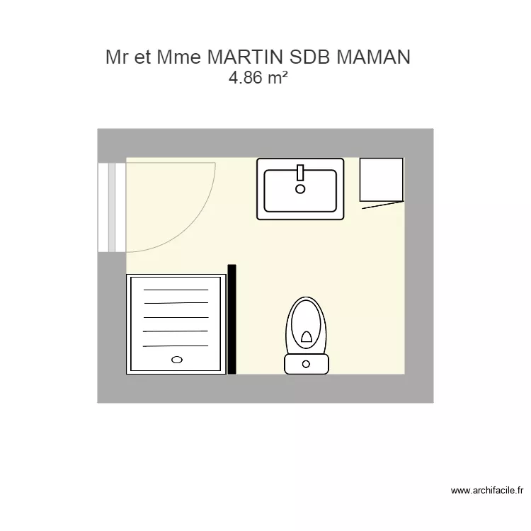 MARTIN SDB MAMAN PROJET. Plan de 