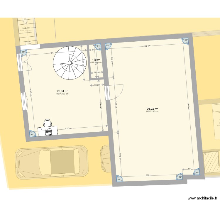 Maison Marengo  mesures. Plan de 16 pièces et 195 m2