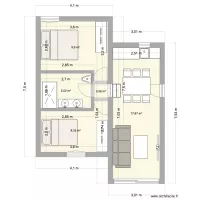 maison avec salon garage