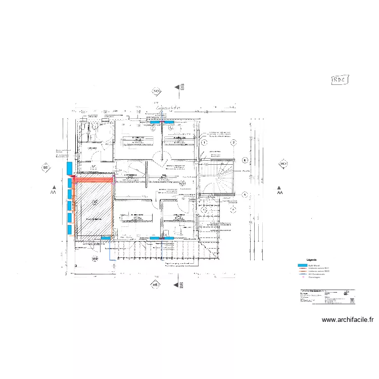 Saphir R+2 Multi-Split. Plan de 