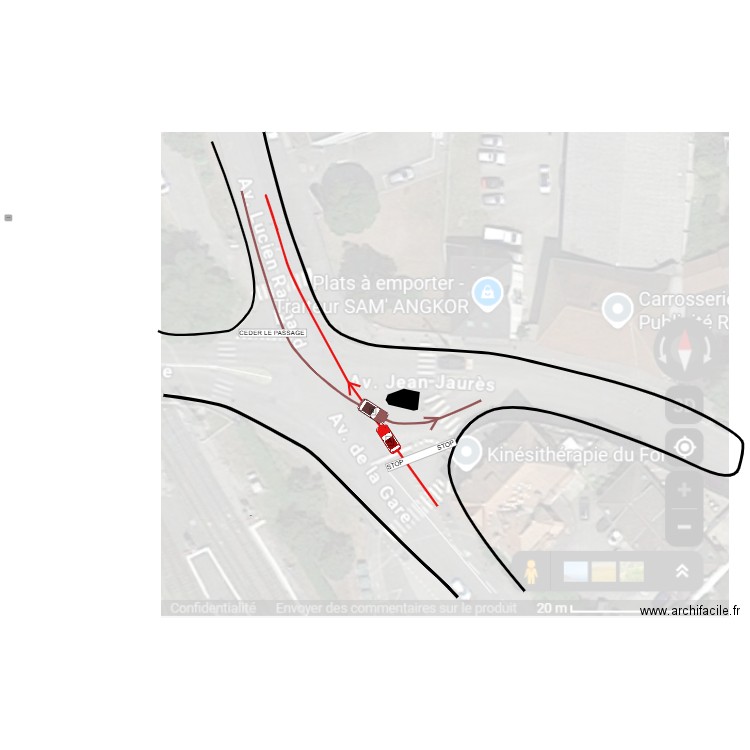 constat. Plan de 1 pièce et 0 m2