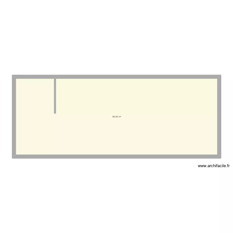 DUNE 70 M2. Plan de 1 Pièce et 80 m² DUNE 70 M2. Plan de 1 Pièce et 80 m²