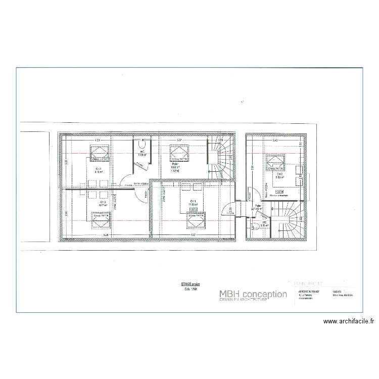 JOUDON ELIAN ETAGE. Plan de 0 pièce et 0 m2