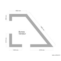Plan Interior's Bureau Vendeur