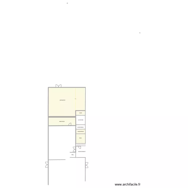 PRODUCTION BAL1. Plan de 4  et 144 m²