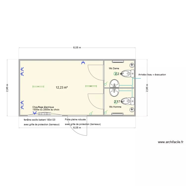 Police hanneton Philippeville. Plan de 