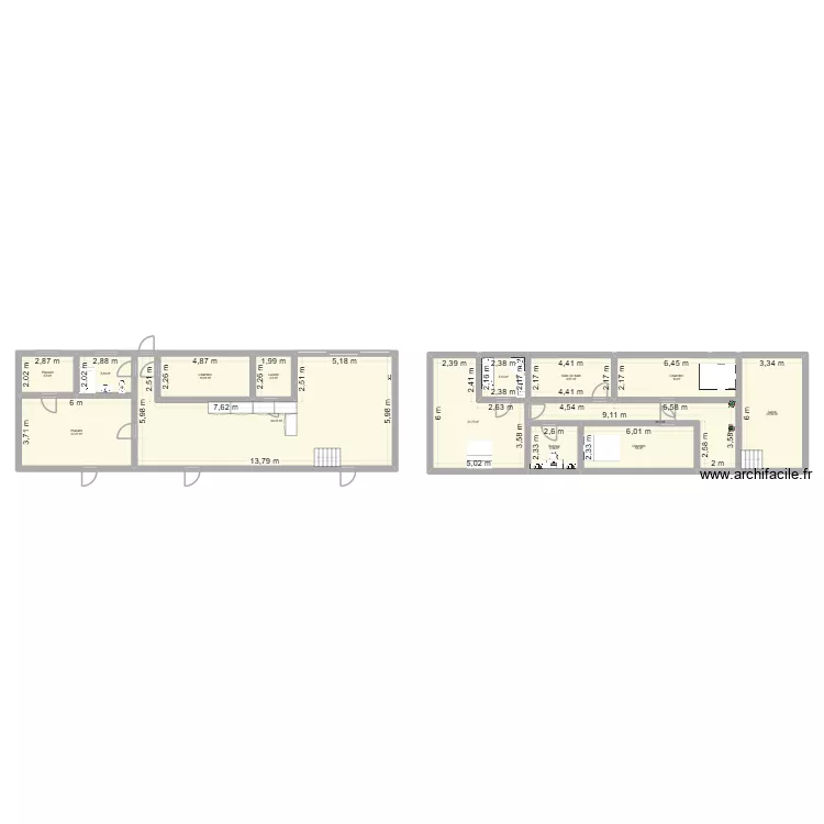 GRANGE. Plan de 14 pièces et 222 m² GRANGE. Plan de 14 pièces et 222 m²