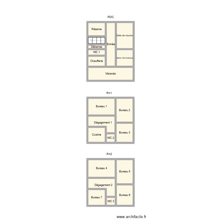 2504 ADSEA. Plan de 21 pièces et 25 m2