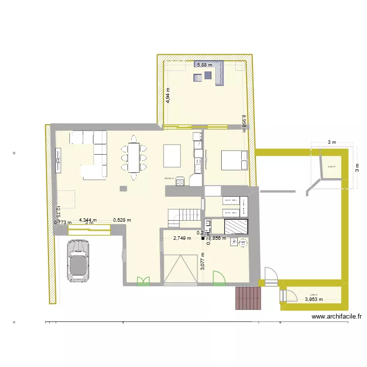 portugal 3.1. Plan de 3  et 158 m²