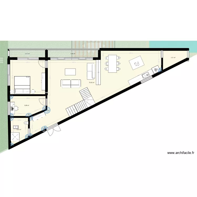 Project Bilal. Plan de 19  et 767 m²