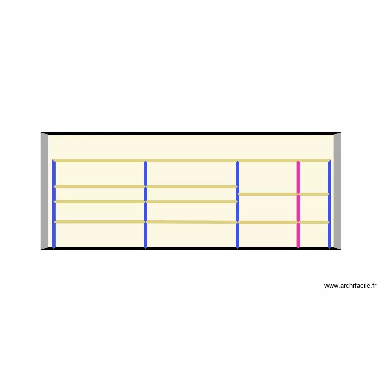 RACK MAGASIN 4. Plan de 