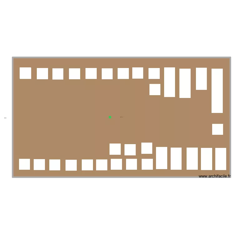 hangar Cuma La Noue. Plan de 