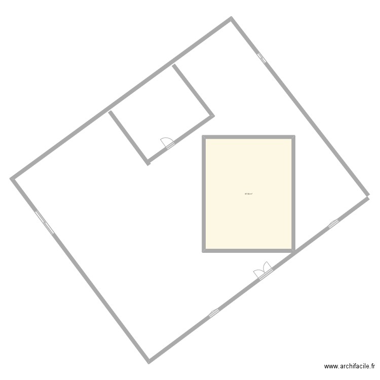 Grange. Plan de 0 pièce et 0 m2