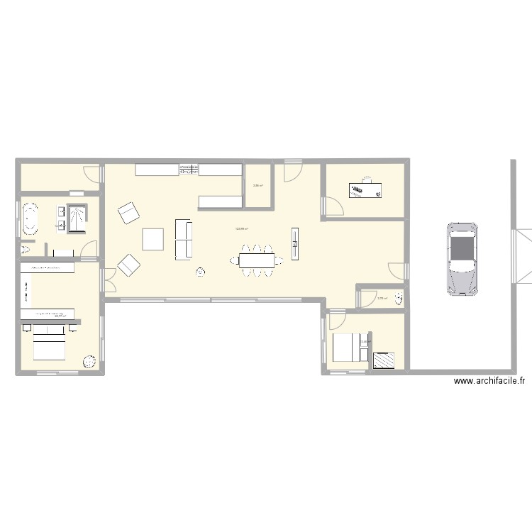 Future Maison container. Plan de 0 pièce et 0 m2