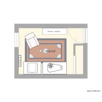 Chambre bébé meublee