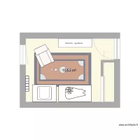 Chambre b&eacute;b&eacute; meublee